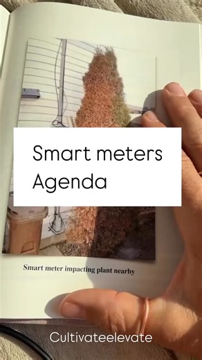 Cultivate Elevate on Instagram: "Smart meter agenda by Cultivateelevate. Opt for an analog meter.📕 Also, get rid of wireless technology for wired technology. https://emfhelpcenter.com/ #cultivateelevate #smartmeters"