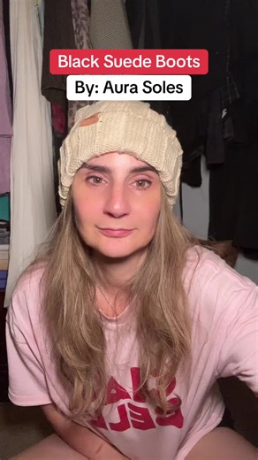@Cathy @Cathy Suede Women Black Boots #blackboots #womensboots #suedeboots