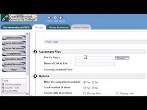 How and why to create assignments on the Blackboard learning management system (LMS)