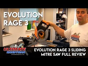 Evolution rage 3 sliding mitre saw review