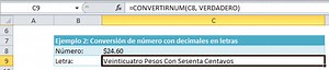 Convertir números a letras en Excel - Recursos Excel