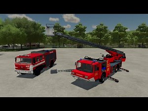 FS22 New Fire Trucks Farming Simulator 22 Mods