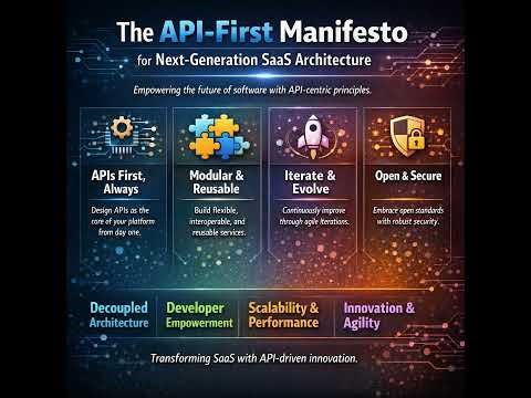 The API-First Manifesto for Next-Generation SaaS Architecture