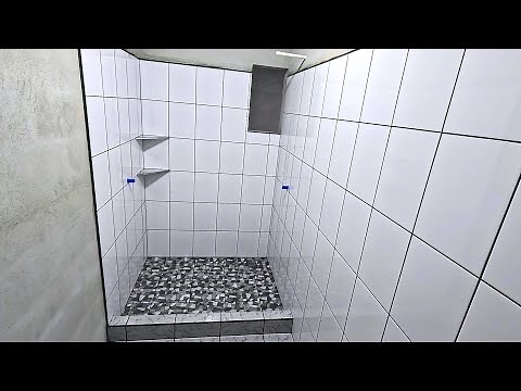 How to tile the bathroom, step by step