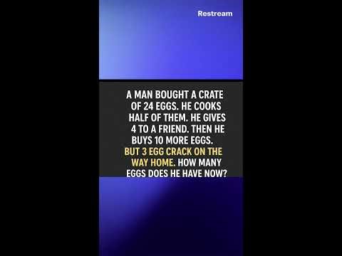 How Many Eggs Does He Have Now? This Puzzle Is Tricking Everyone!