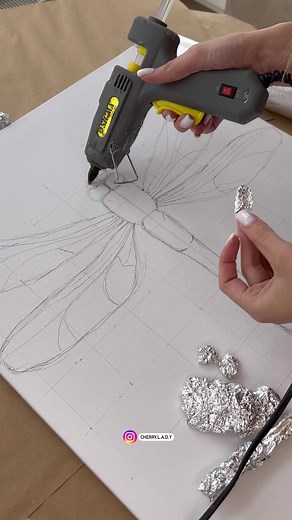 DIY Dragonfly Wall Art Tutorial with Golden Touch