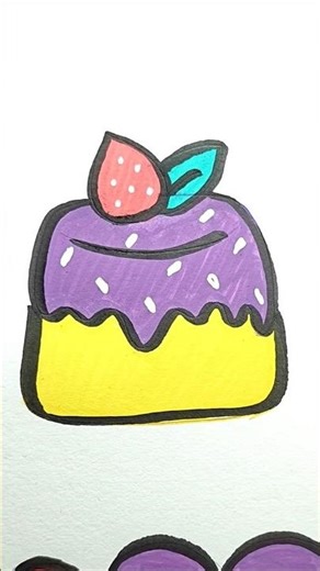 " Cake it Easy! " Take a slice of this magic by your like 💜ASMR #viral #shorts #cake #trending