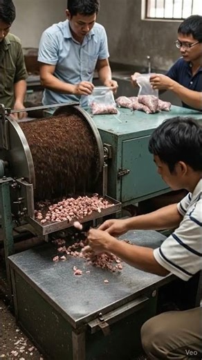 Industrial Ant Meat Processing & Packaging | Behind the Production Line🐜🥩