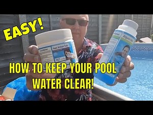 HOW TO KEEP YOUR BESTWAY POOL WATER CLEAN AND CLEAR - FOR INTEX PLUNGE POOLS - chlorine Water Shock