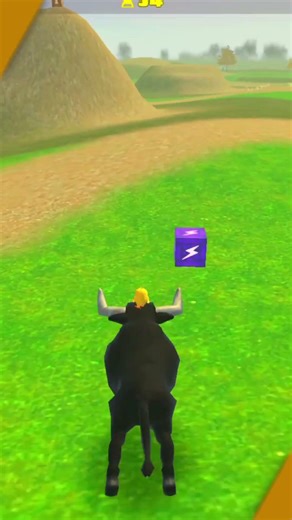 expresión facial y sonido gracioso de la Vac y el Pollito🐄🐤🚜 El Tractor escapando del Toro🐂