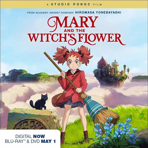 Ruby Barnhill, Kate Winslet, and Jim Broadbent bring the characters in this "Enchanting! Family-friendly treasure" (Peter Debruge, Variety) to life. | Mary and The Witch's Flower