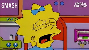 Maggie y el helado de café: un clip divertido de Los Simpsons