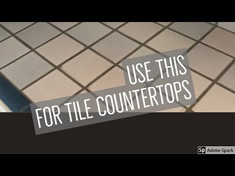 Best Way to clean tile countertops