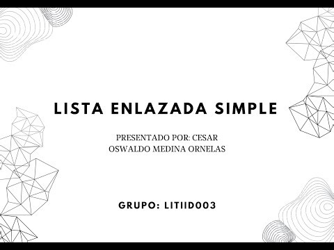 Lista Enlazada Simple