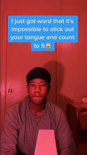 Hilarious Tongue Challenge: Can You Count to 5 with Your Tongue Out?#tonguechallenge