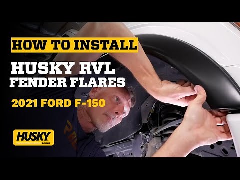 How to Install Husky RVL Fender Flares on a 2021 Ford F-150