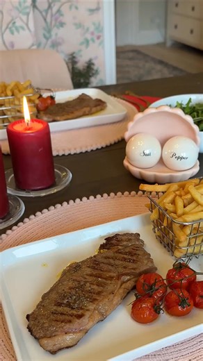 Bring the restaurant home - pick a starter, main, side, dessert and drink. We’ll take scallops followed by steak 🤩 | Waitrose & Partners