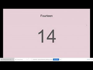 Number Recognition 1-20, Random