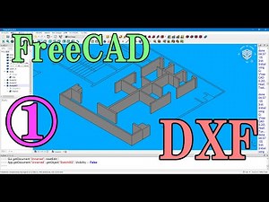 FreeCAD : DXF インポートし、押出加工 001(前編)