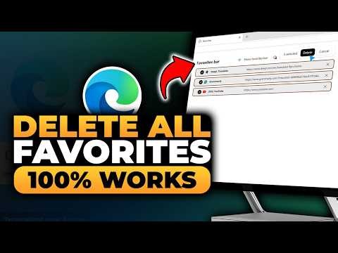 How To Delete All Favorites in Microsoft Edge (𝟮𝟬𝟮𝟲) | 100% WORKS | NO Yapping, To The Point & EASY