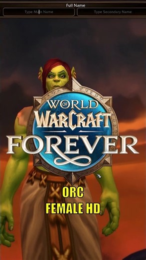 Orc Female HD Character Showcase | WoW Forever
