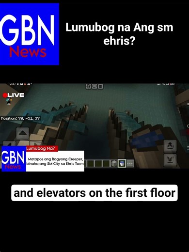 GBN News: Typhoon Creeper hit a mall in ehris Town