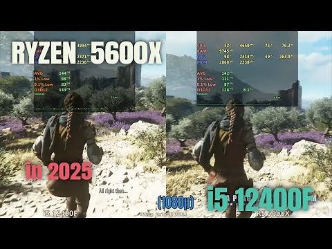 Ryzen 5600x vs i5 12400 in 2025