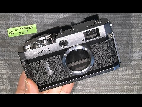 Stuck shutter button mechanism in Canon P and other details Could NOT repair it