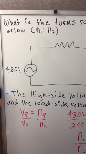 @dailyamperes on Instagram: "What’s the Turns Ratio of a Potential Transformer? Learn how to find the turns ratio of a Potential Transformer (PT) in this quick electrical engineering breakdown. Perfect for students, electricians, and power engineers looking to understand PT ratios, voltage scaling, and transformer basics. #ElectricalEngineering #Transformer #PotentialTransformer #DailyAmperes"