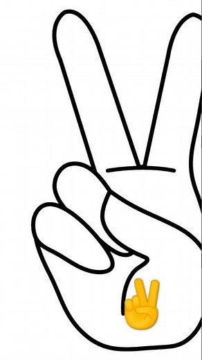 # How to draw✌️ victory sign hand sketch step by step # Easy😱 pencil sketch for beginners