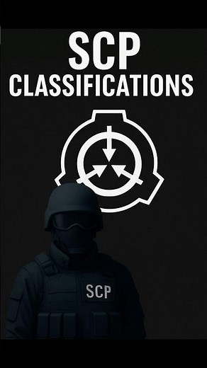 SCP Classifications and their meanings #scp #scpfoundation #horror