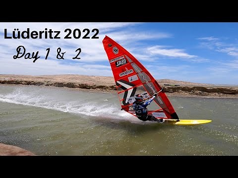 Lüderitz Speed Challenge 2022. The fastest windsurf spot in the world: Day 1 & 2 at the channel.