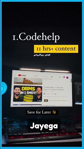 3 Best Youtube Sources for DBMS!🔥Engineering Students #shorts #college