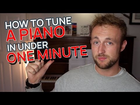 How To Tune an Upright Piano in Under One Minute