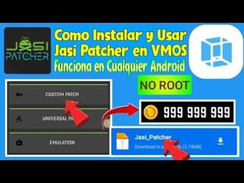 Como Instalar y Usar Jasi Patcher en VMOS en Cualquier Android Sin root || 2026