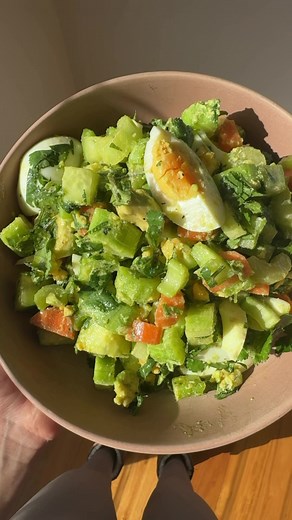 Easy and Healthy Egg & Avocado Salad Recipe for Weekend Lunch