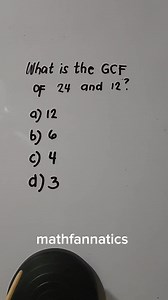 58K views · 834 reactions | Greatest Common Factor of given numbers. #learning #practice #mathskills #exampreparation #common #mathisfun #fbreels #basics #exams | Math Fannatics | Facebook