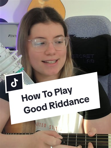 Here's how to play the Verse and Chorus for Good Riddance by Green Day! #guitar #fyp #tutorial #beginner #greenday