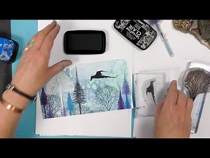 Moonlight Flight of the Dragon - A Lavinia Stamps Tutorial