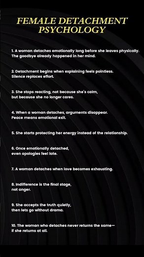Why Women Emotionally Detach | Female Psychology Facts