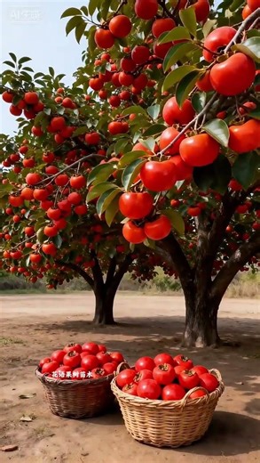 #Fire crystal persimmon saplings#Fruit tree saplings#Agriculture rural areas and