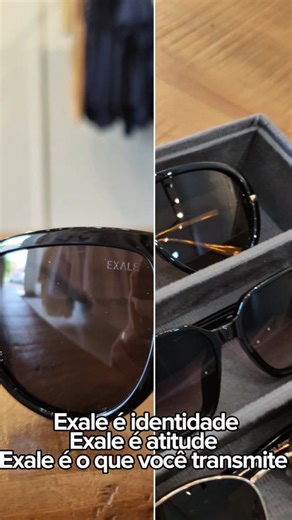 E X A L E on Instagram: "A Exale nunca foi só sobre roupas. Sempre foi sobre identidade, atitude e estilo. Agora, esse conceito ganha um novo olhar. 👀✨ Não é só um acessório. É mais uma história da Exale como MARCA. Nova coleção de óculos de sol Exale. Disponível no site. 🤍 www.exaleconcept.com.br #exaleconcept #ExaleSunglasses #marcaautoral #estiloqueexpressa #modafeminina"
