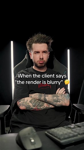 Creative Responses to Blurry 3D Render Feedback