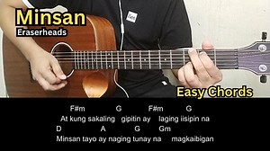 2.7K views · 161 reactions | Minsan - Eraserheads | Guitar Tutorial | Guitar Chords #Eraserheads #minsan #guitartutorial #bossbiong | Boss Biong | Facebook