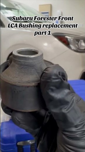 Subaru Forester Front LCA Bushing replacement part 1 #subaruforester #lca #bushing #diy #replacement