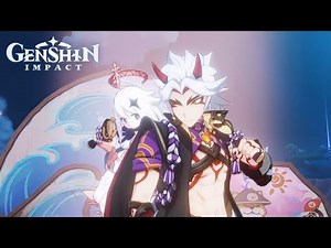 Itto & Paimon Duet Singing Performance | Arataki Iridescent Tour Event | Genshin Impact 4.6