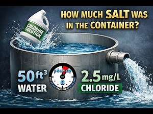 PE Exam Practice Problem #114 (replaces #16): Water Resources/Environmental | Chemical Mass Balance