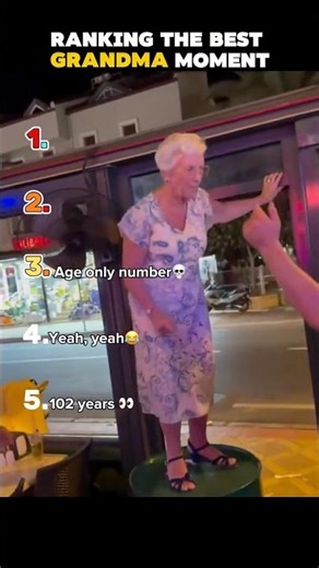 Ranking the Best Grandma Moments Ever! ❤️😂🔥#funny #funnyclips