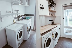 Reader reno: A Scandi-style budget laundry makeover for $1300