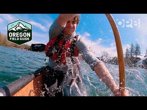 What’s harder than making a canoe out of concrete? Racing it | Oregon Field Guide